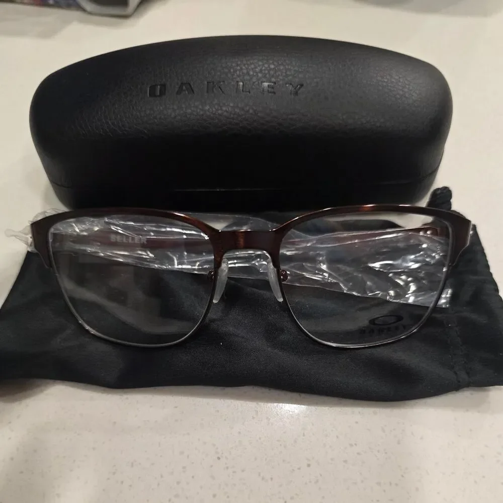 Oakley Men's Brown and Black Sunglasses